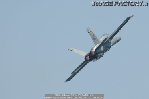 2005-07-15 Lugano Airshow 072 - FA-18C Hornet